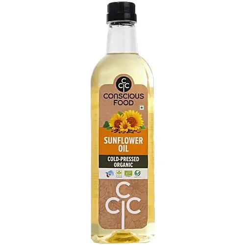 Organic Sunflower Oil Cold Pressed (500ml)