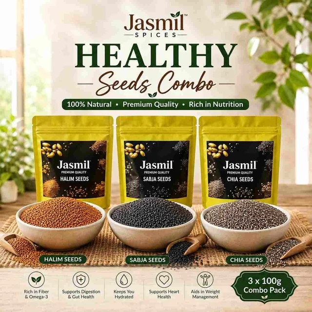 Halim Chia Sabja Combo | Jasmil Spices