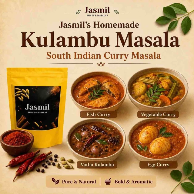 Jasmil Kulambu Masala Powder | South Indian Curry Masala