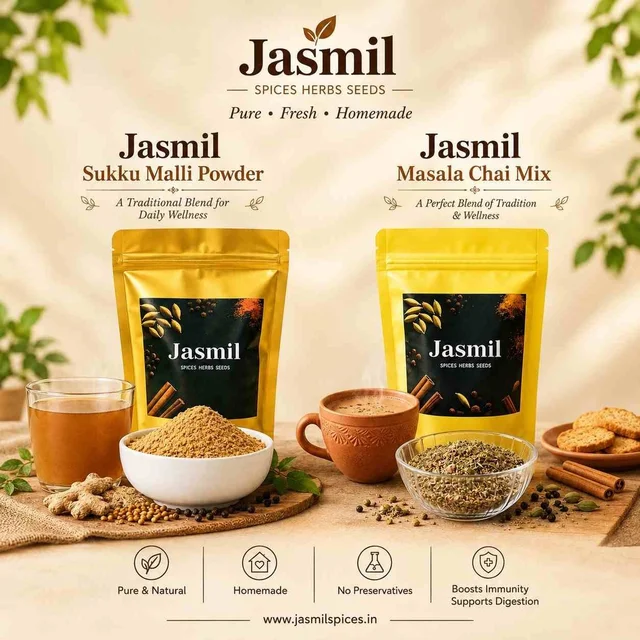 Masala Chai Sukku Malli Combo | Each 125g | Free Shipping