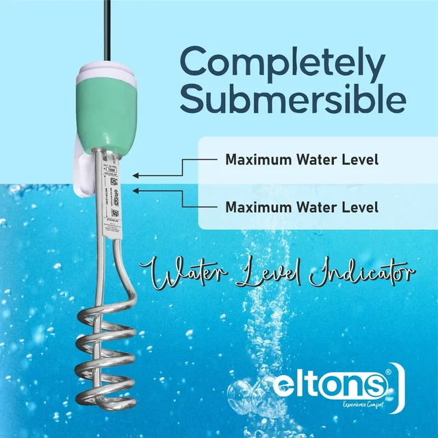 Eltons Euro Electric Immersion Rod Water Heater - 1.5 Kilowatts