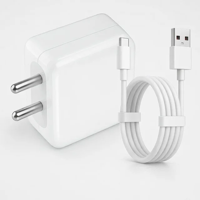 Realme 80W Supervooc Charger with 1M Type-C Fast Charging Cable|Dash/Wrap/Vooc/Superdart/Dart|80Watt Adapter for Realme Narzo 80 Lite/90x/80 Pro/90/P4x/15T/15C/P3 Lite/C75/C71/GT 7/GT 7T/P3 Pro/GT 6