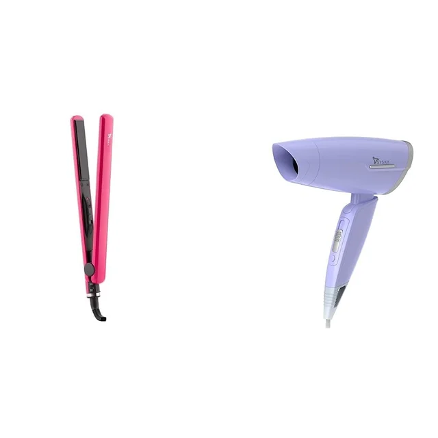 "Syska 1200 Watts Hair Dryer HD1200 with2 Heat/Speed, 1.6m Power Cord With HangiNg Loop 3 Month WarrantyHD1200 (DP)"