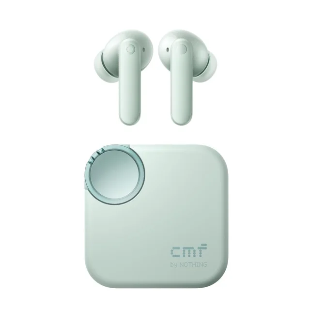 CMF BY NOTHING Buds 2 x 48dB Hybrid ANC Wireless Earbuds, 55 Hours Runtime, 11mm PMI Driver, 6 HD Microphones and Space Audio, IP55 Water Resistant - Light Green - BUDS 2