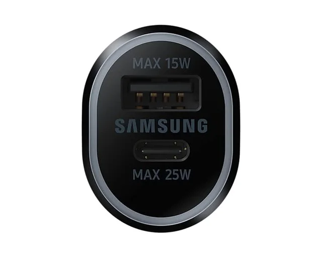 Samsung Samsung Original Car Charger Duo (40W, Black) - CAR CHARGER