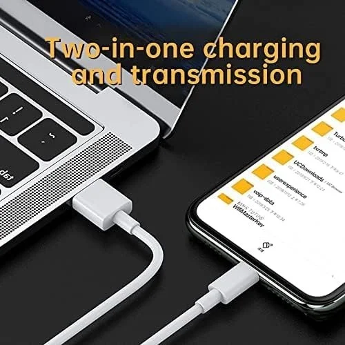 REALME Original 100W Supervooc Usb Type C Charging Data Cable for Realme 12 pro plus/11 pro plus/11/10/9 Pro/Narzo 60 Pro/60/50/50 pro/30 Support 65W Superdart and 33W Dart Also Quick Charge, White - TYPE-C VOOC