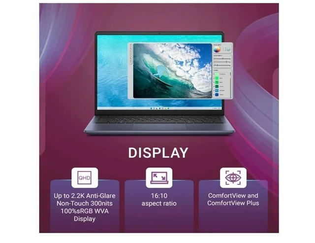 DELL Inspiron 5440 (2025) Intel Core i3 13th Gen 1305U - (8 GB/512 GB SSD/Windows 11 Home) Inspiron 5440 Thin and Light Laptop (14 Inch, Ice Blue, 1.5 kg, With MS Office) - 14 Inches, Ice Blue, Core 3, 14th Gen, 512 GB, 8 GB, 8 GB, 1305U, Max Turbo Frequency upto 4.5 GHz, 2, Upto 32 GB, 4400 MHz, SSD, NO, Intel, 10 MB, 7200, Intel Integrated UHD Graphics, Windows 11, Laptop, Power Adaptor, User Guide, Warranty Documents