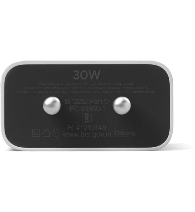 Google 30W 5A, USB C, Power Charger Combo for Google Devices GA02431-IN (Type C to C Cable Included) - 30W WITH CABLE