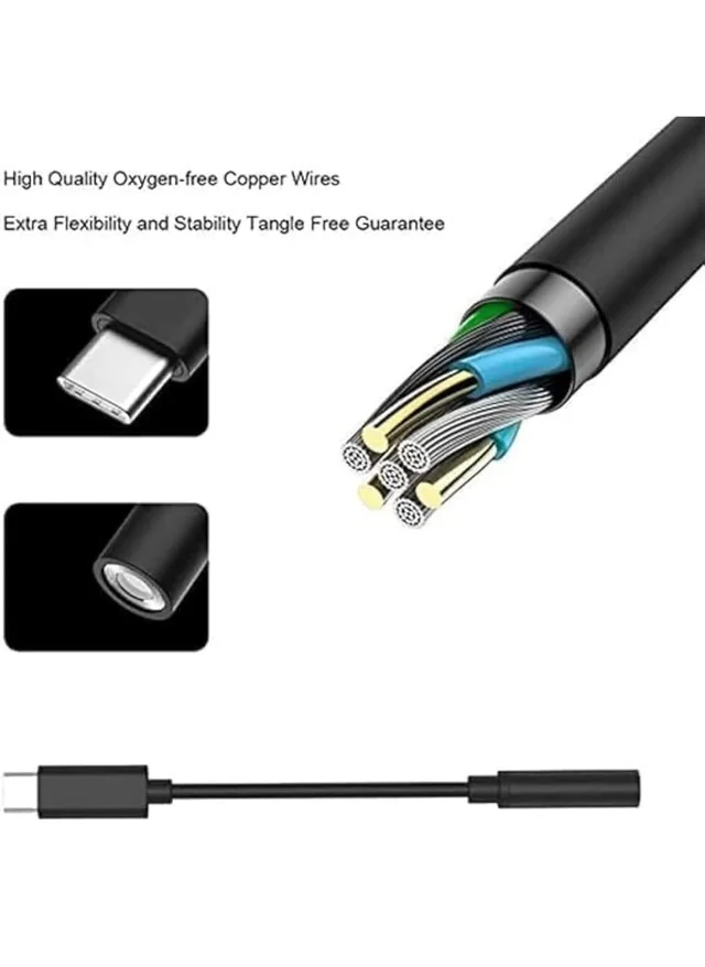 Apple USB Type C to 3.5 mm Audio Jack Connector, Headphones Jack Converter Compatible with Galexy S8 Plus, S9, S9 Plus, S10 Plus,S10 Lite,S23 Ultra,S20 FE, S21, S20, S22 & Other Samsuung Devices pk 1 - C TO 3.5 MM JACK