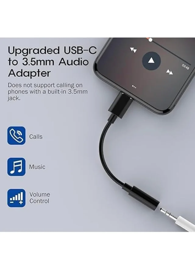 Apple USB Type C to 3.5 mm Audio Jack Connector, Headphones Jack Converter Compatible with Galexy S8 Plus, S9, S9 Plus, S10 Plus,S10 Lite,S23 Ultra,S20 FE, S21, S20, S22 & Other Samsuung Devices pk 1 - C TO 3.5 MM JACK