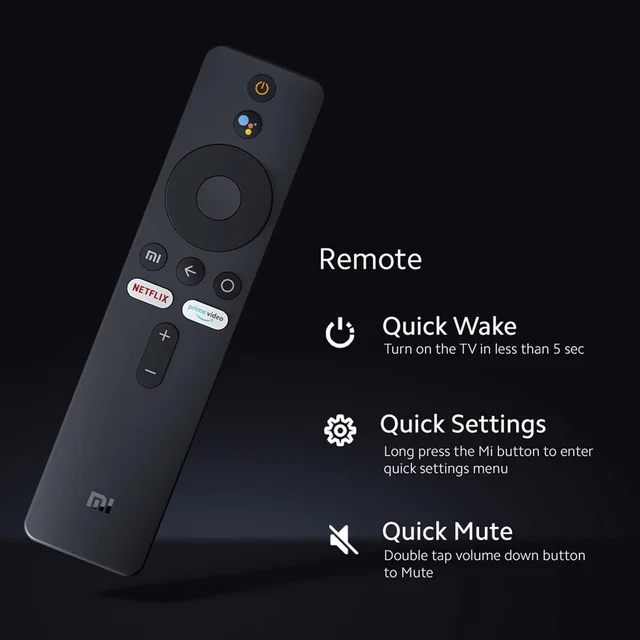 XIAOMI Mi 138.8 cm (55 inches) 5X Series 4K LED Smart Android TV with Dolby Vision & 40W Dolby Atmos (Grey) - 5X