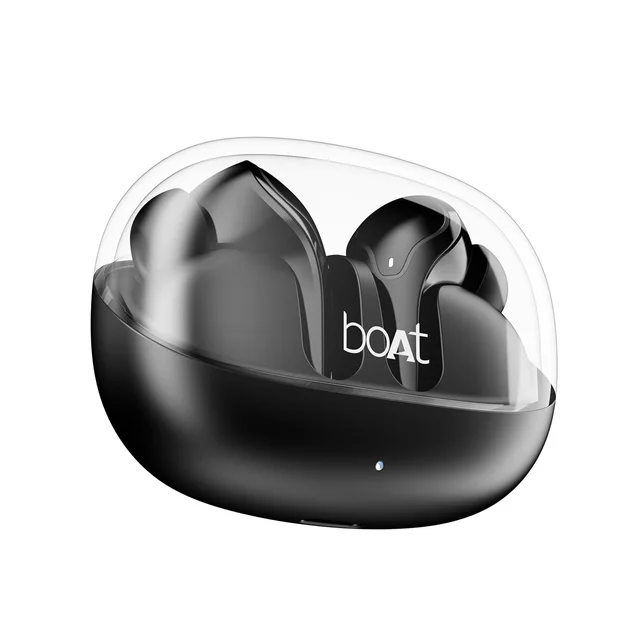 boAt Boat Airdopes 311 Pro, 50HRS Battery, Fast Charge, Dual Mics ENx Tech, Transparent LID, Low Latency, IPX4, IWP Tech, v5.3 Bluetooth Earbuds, TWS Ear Buds Wireless Earphones with mic - 513 ANC