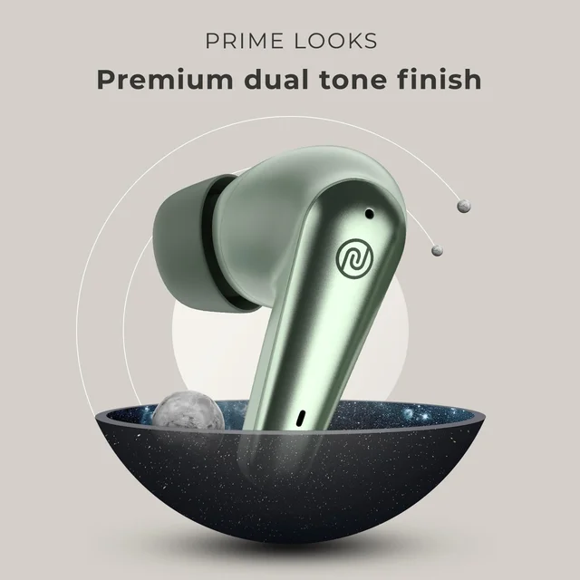 Noise Buds X Prime in-Ear Truly Wireless Earbuds with 120H of Playtime, Quad Mic with ENC, Instacharge(10 min=200 min), Premium Dual Tone Finish, 11mm Driver, Bluetooth v5.3 - BUDS X PRIME