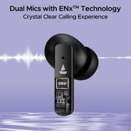 boAt Boat Airdopes 91, 45HRS Battery, 50ms Low Latency, ENx Tech, Fast Charge, IPX4, IWP Tech, v5.3 Bluetooth Earbuds, TWS Ear Buds Wireless Earphones with mic - 91