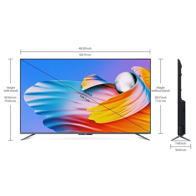 OnePlus Oneplus 55 inch (U1S) 4K UHD android LED TV, bezel less with voice command - U1S
