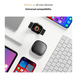 Noise Power Series 30W Gan Charger: 2 Ports (1 USB-C Type, 1 USB-A), iPhone 0-50% In 30Mins, With Globally Compatible, Supports All iPhones, Android Phones, Tablets (Black) - 30W GAN