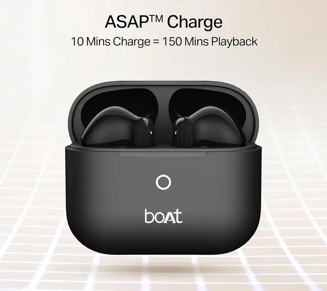 boAt Boat Airdopes Ace Gen 2 TWS Earbuds with 45H Battery, 4Mics ENx Tech, ASAP Charge, 13mm Drivers, 50 ms Low Latency, IPX5, Bluetooth Earbuds, TWS Ear Buds Wireless Earphones with mic - ACE GEN2