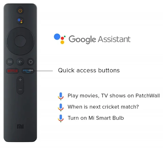 MI Mi TV 4X 43inch 4K UHD android smart TV with voice command - L43M4-4AIN