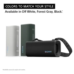 Sony New ULT Field 3 Wireless Bluetooth Speaker, 24hrs Playtime, Massive Bass, Hands Free Calling, Shoulder Strap, IP67 Water, Dust & Rustproof, Quick Charging - ULT30 FIELD 3
