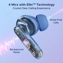 boAt Boat Airdopes 191 ANC, 32dB ANC, Ambient Mode, 60HRS Battery, 4Mics ENx, in-Ear Detection, IWP Tech, Fast Charge, v5.3 Bluetooth Earbuds, TWS Ear Buds Wireless Earphones with mic - 191 ANC