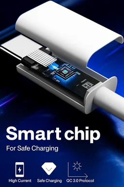REALME Realme 80W Supervooc Charger with 1M Type-C Fast Charging Cable|Dash/Wrap/Vooc/Superdart/Dart|80Watt Adapter for Realme Narzo 80 Lite/90x/80 Pro/90/P4x/15T/15C/P3 Lite/C75/C71/GT 7/GT 7T/P3 Pro/GT 6 - 80W