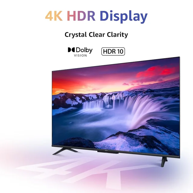 XIAOMI Xiaomi 108 cm (43 inches) A Pro 4K Dolby Vision Smart Google LED TV L43MA-AUIN (Black) - A Pro 4K