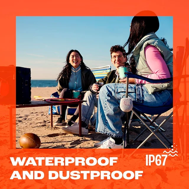 JBL Clip 5 - Ultra-Portable, Waterproof & Dustproof Bluetooth Speaker, Big Pro Sound with Punchy bass, Integrated Carabiner, Up to 12 Hours of Play, Made in Part with Recycled Materials - CLIP 5