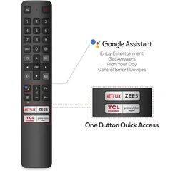 TCL 43" 4K UHD TV Android+voice command, (P8E, P8, P615) - 43P615