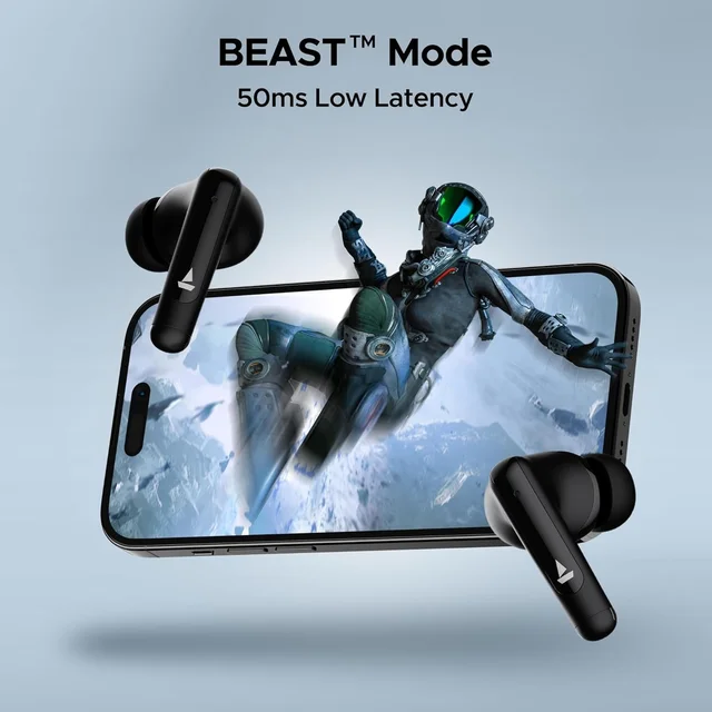 boAt Boat Airdopes Unity ANC TWS in Ear Earbuds with Up to 50 Hours Total Playback, ANC Upto 32 dB, Dual Mics with ENx Tech, IPX5 Rating, IWP Tech and ASAP Charge - UNITY ANC