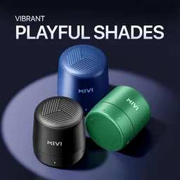 MIVI Mivi Play Bluetooth Speaker with 12 Hours Playtime. Wireless Speaker Made in India with Exceptional Sound Quality, Portable and Built in Mic - PLAY