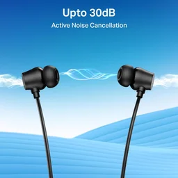 boAt Boat Rockerz 301 ANC, (~30dB) ANC, 13mm Drivers,ENx, 40ms Low Latency, Hall Switch, Stream Ad Free Music via App Support, Bluetooth Neckband, Wireless with Mic Earphones - Rockerz 301 ANC