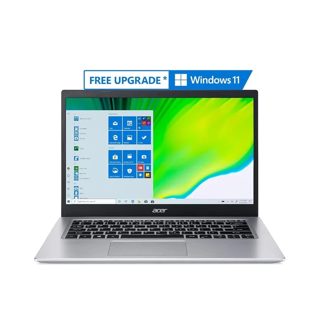 ACER LAPTOP ACER A515-56-54B7 (15/11TH/8GB/1TB/WIN10) - 39.62 cm (15.6 Inch), Silver, Core i5, 11th Gen, 1 TB, 8 GB, DDR4, 1135G7, Max Turbo Boost Frequency Up to 4.20 GHz, HDD, NO, Intel, Intel Integrated Intel Iris Xe Graphics, Windows 11, Laptop, Power Adaptor, User Guide, Warranty Documents