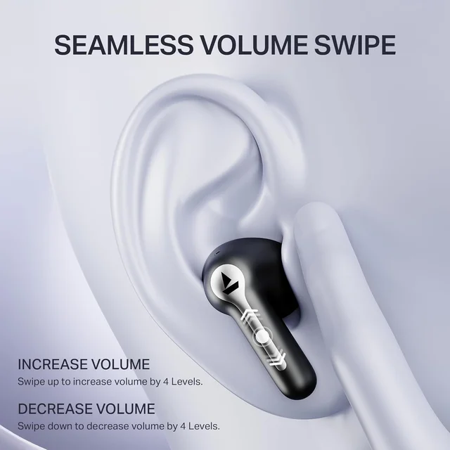 boAt Boat 2025 Launch Airdopes Prime 511, Volume Swipe Control, 50hrs Battery, 4Mics ENx, Multipoint Connection, App Support, Bluetooth Earbuds, TWS Ear Buds Wireless Earphones with mic - PRIME 511