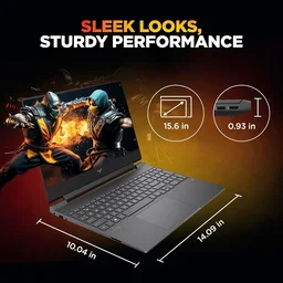 HP Victus, 13th Gen Intel Core i5-13420H, 6GB RTX 3050, 16GB DDR4(Upgradeable) 512GB SSD, FHD, 144Hz, 300 nits, IPS, 15.6''/39.6cm, Win11, M365* Office24, Mica Silver, 2.3kg, fa2700TX, Gaming Laptop - 15.6 Inches, Silver, Core i5, 13th Gen, 512 GB, 16 GB, DDR4, 13620H, up to 4.6 GHz, SSD, NO, Intel, 12 MB, NVIDIA GeForce RTX 5050, Windows 11 Home, Laptop, Power Adaptor, User Guide, Warranty Documents