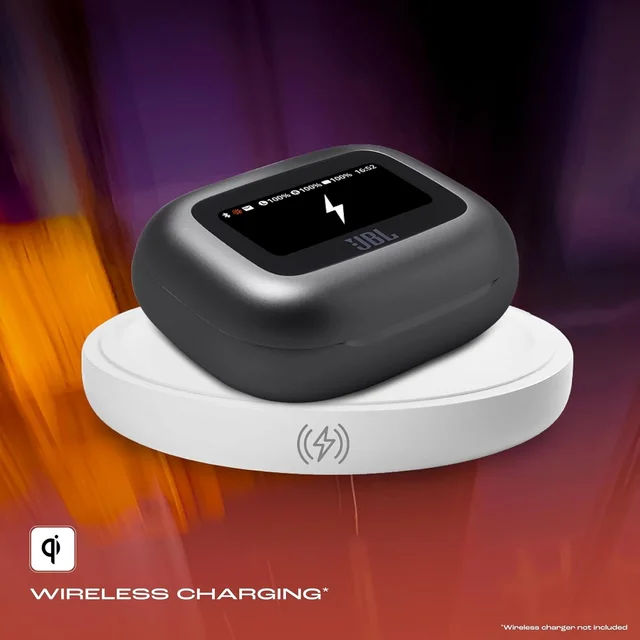 JBL New Launch Live Buds 3 TWS,Hi-Res Audio True ANC Earbuds,Smart Case with Touch Display,40H Playtime,Wireless Charging, 6 Mic,Multipoint Connection,IP55 Proof, Headphones App,Personi-Fi 3.0 - LIVE BUDS 3