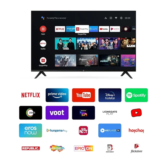 OnePlus 43" FHD Y1S Android TV 43 inch Bezel Less , Voice command - Y1S