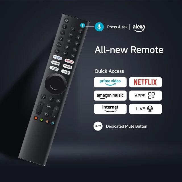 XIAOMI Xiaomi 108 cm (43 inch) FX Pro QLED Ultra HD 4K Smart Fire TV - FX Pro