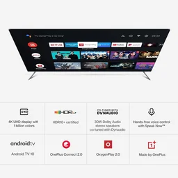 OnePlus 50 inch (U1S) model 4k UHD,Bezel Less, Android TV - 50U1S