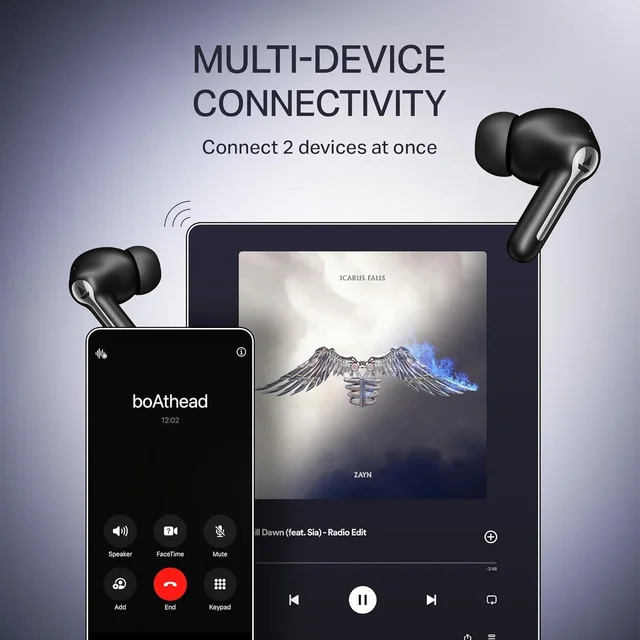 boAt Boat 2025 Launch Airdopes Prime 511, Volume Swipe Control, 50hrs Battery, 4Mics ENx, Multipoint Connection, App Support, Bluetooth Earbuds, TWS Ear Buds Wireless Earphones with mic - PRIME 511