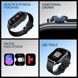 boAt Boat New Launch Storm Infinity Max, 20 Days Maximum Battery, Biggest Battery Capacity Ever! 2.01" (5.1cm) Display, Functional Crown, AI Nudges, BT Calling, Smart Watch for Men & Women - INFINITY MAX