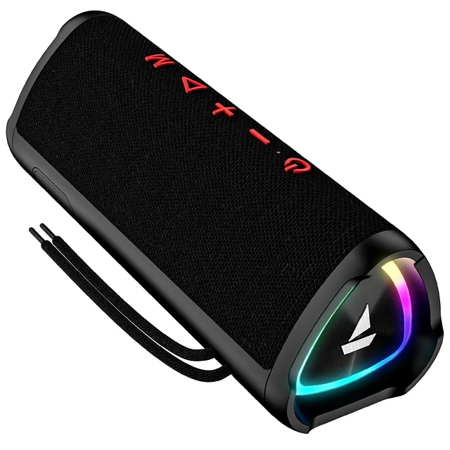 boAt Boat Stone 750 Bluetooth Speaker with 12W Signature Sound, RGB LEDs, Up to 12 hrs Playback, TWS Mode, Bluetooth v5.3, AUX Port, TF Card, Built-in Mic, Voice Assistant & IPX5 - 750 12W