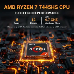 ASUS TUF A15, AMD Ryzen 7 7445HS, Gaming Laptop(RTX 3050-4GB/75W TGP/16GB RAM/512GB SSD/FHD/15.6"/144Hz/Backlit Keyboard/48Whrs/Win11/MS Office24/Graphite Black/2.3 Kg) FA506NCG-HN200WS - 39.62 cm (15.6 Inch), Black, Ryzen 7 Hexa Core, 512 GB, 16 GB, DDR5, 7445HS, up to 4.7 GHz, SSD, NO, AMD, NVIDIA GeForce RTX 3050, Windows 11 Home, Laptop, Power Adaptor, User Guide, Warranty Documents, GDDR6, 4 GB