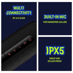 boAt Boat Stone Arc Pro, Spatial Audio, 25W Signature Sound, 58mm Drivers, Upto 12 Hrs Battery, Broadcast & App Support, Bluetooth Speaker, Wireless Speaker, Portable Speaker - ARC PRO 25W