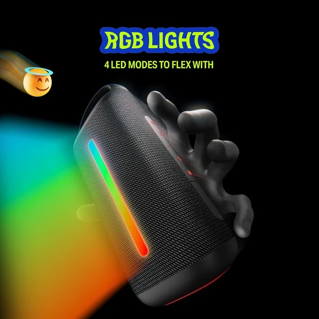 boAt Boat Stone Arc Pro Plus, Spatial Audio, 45W Signature Sound, 78mm Drivers,12 Hrs Battery, Broadcast & App Support, Bluetooth Speaker, Wireless Speaker, Portable Speaker - ARC PRO PLUS 45W