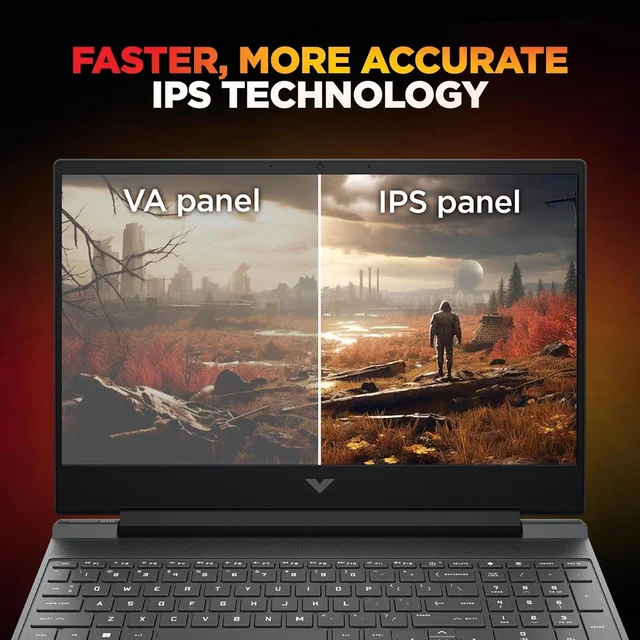 HP Smartchoice Victus, 13th Gen Intel Core i7-13620H, 8GB RTX 5050, 24GB DDR5(Upgradeable) 1TB SSD, 144Hz, FHD, 15.6''/39.6cm, Win11, M365* Office24, Mica Silver, 2.29kg, fa2309TX, RGB Gaming Laptop - 15.6 Inches, Silver, Core i7, 13th Gen, 1 TB, 24 GB, DDR5, 13620H, up to 4.9 GHz, SSD, NO, Intel, 24 MB, NVIDIA GeForce RTX 5050, Windows 11 Home, Laptop, Power Adaptor, User Guide, Warranty Documents