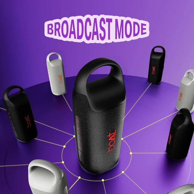 boAt Boat Stone Arc Pro, Spatial Audio, 25W Signature Sound, 58mm Drivers, Upto 12 Hrs Battery, Broadcast & App Support, Bluetooth Speaker, Wireless Speaker, Portable Speaker - ARC PRO 25W