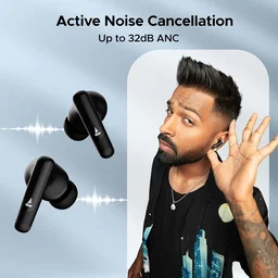 boAt Boat Airdopes Unity ANC TWS in Ear Earbuds with Up to 50 Hours Total Playback, ANC Upto 32 dB, Dual Mics with ENx Tech, IPX5 Rating, IWP Tech and ASAP Charge - UNITY ANC