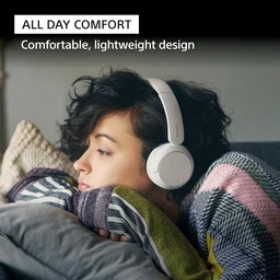 Sony WH-CH520 Wireless Bluetooth Headphones On Ear with Mic, Up to 50Hrs Battery, Quick Charge, DSEE Upscale, Multipoint Connectivity, Voice Assistant, Customized EQ-Blue Model : YY2958 - WH-CH520