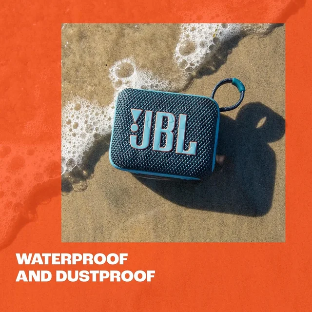 JBL JBL Go 4, Wireless Ultra Portable Bluetooth Speaker, Pro Sound, Vibrant Colors, Water & Dust Proof, Type C - GO 4