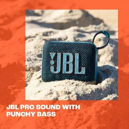 JBL JBL Go 4, Wireless Ultra Portable Bluetooth Speaker, Pro Sound, Vibrant Colors, Water & Dust Proof, Type C - GO 4